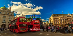 The Red London Bus - pic Dani Rosyadi jalan-jalan ke London