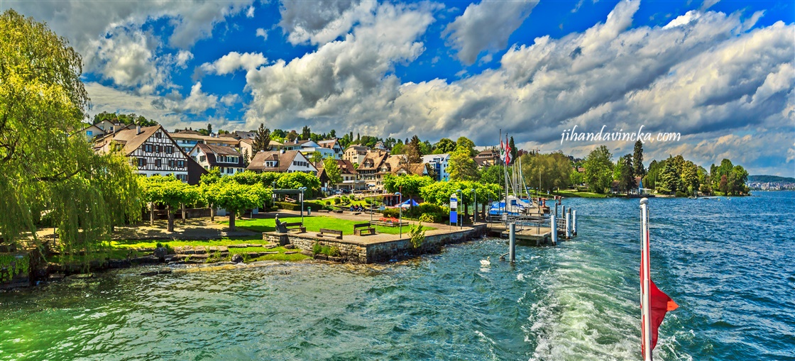 A view at the Zurich Lake, Zurich Swiss pic : Dani Rosyadi jalan-jalan ke Swiss