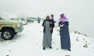Turun salju arab saudi