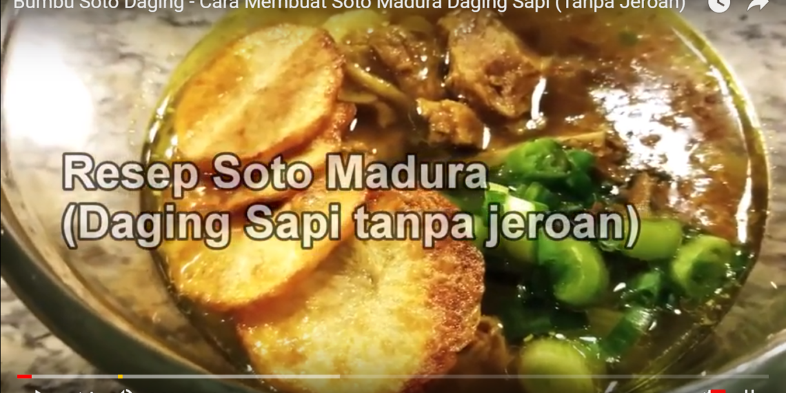 Bumbu soto daging sapi tanpa jeroan